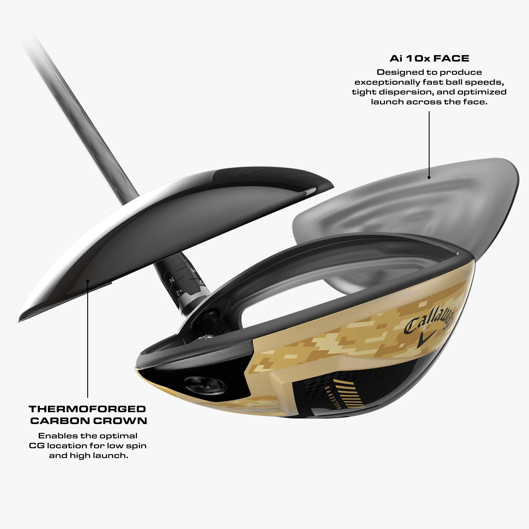 Callaway Elyte Sandstorm Triple Diamond Driver - Image 8