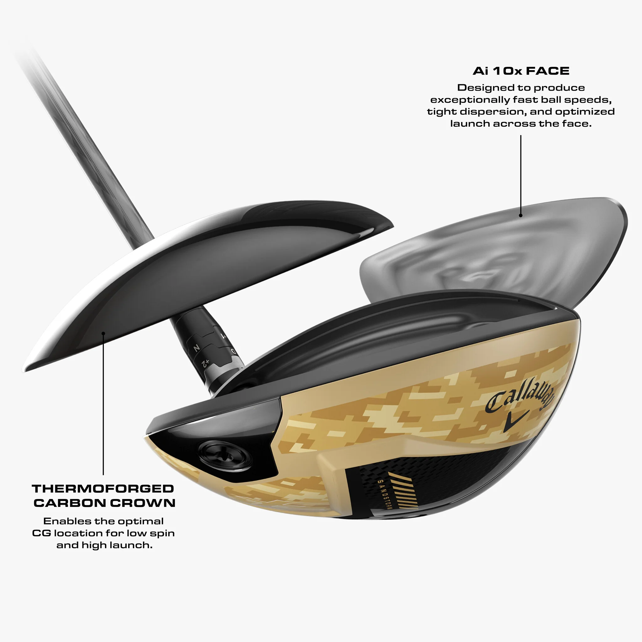 Callaway Elyte Sandstorm Triple Diamond Max Driver - Image 9